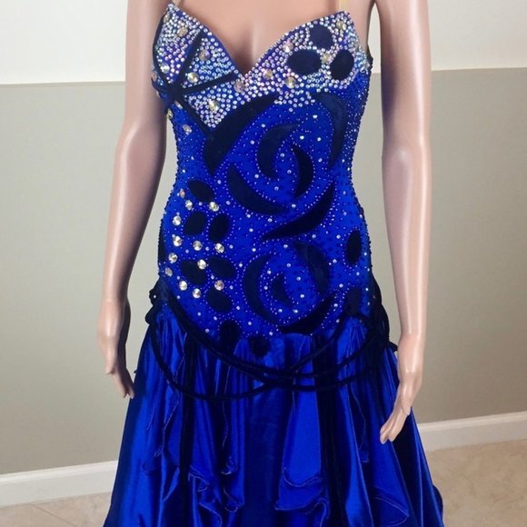 Dresses & Skirts - Ballroom Competition Dance Dress Gown Latin Rhythm